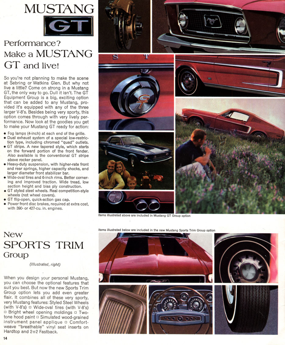 1968 Mustang Prospekt Seite 14